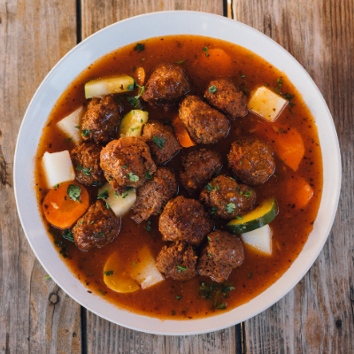 Spicy lamb meatballs