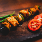 Chipotle chicken kabob